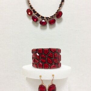 Red and black 3 piece set